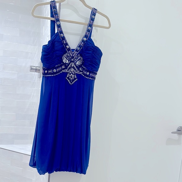 Sue Wong Dresses & Skirts - NWOT Sue Wong Royal Blue Embellished Dress